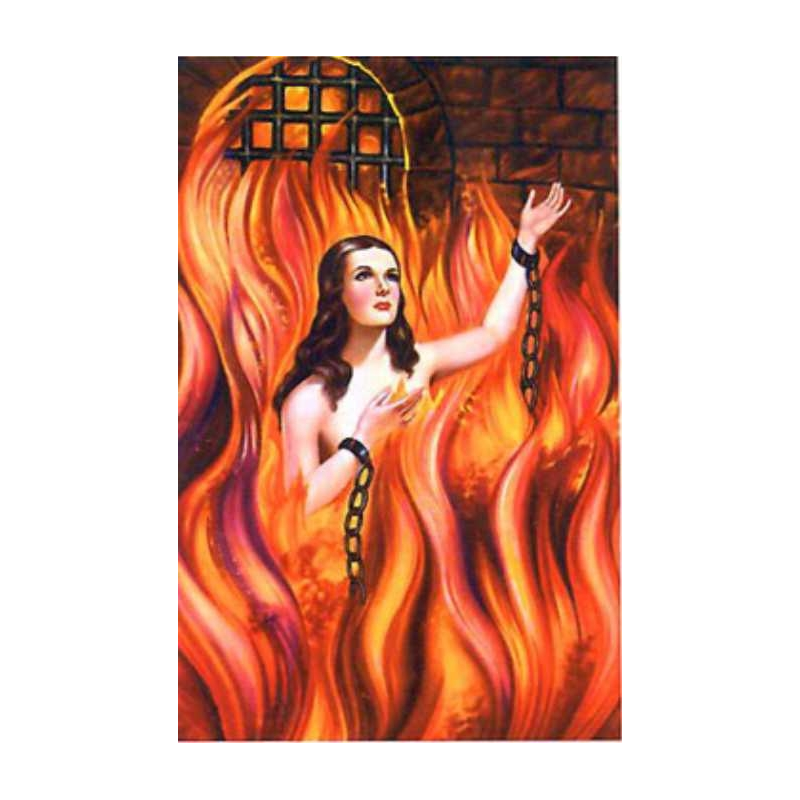 Religious Stamp ANIMA BENDITA, Religion / Religious Card 