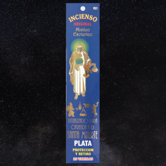 Incense Sticks SANTA MUERTE SILVER (Silver) / Holy Death Incense Sticks 