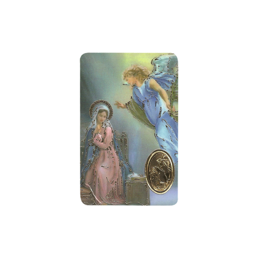 Stamp San Gabriel Arcangel With Medal, Religion / Religious Card 