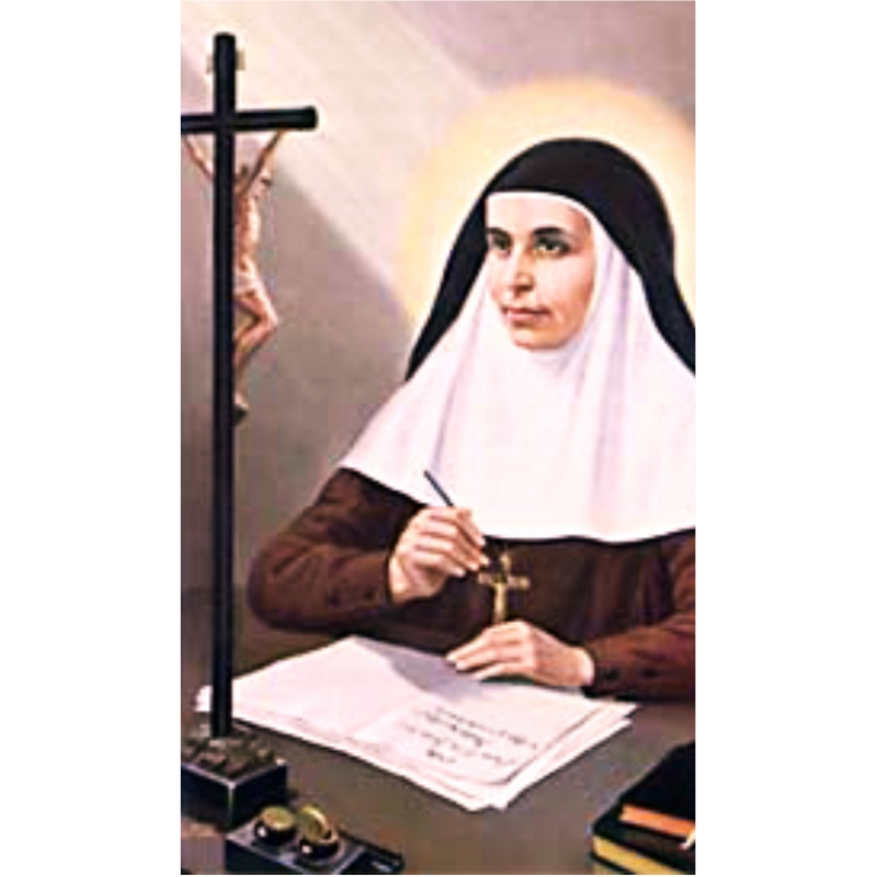 Timbre religieux SANTA ANGELA, Religion / Carte religieuse 