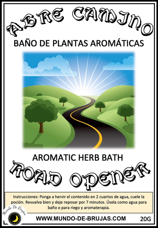 baño de plantas abre caminos road opener