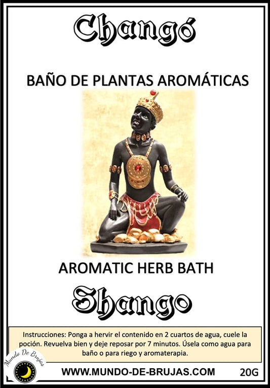 baño de plantas chango