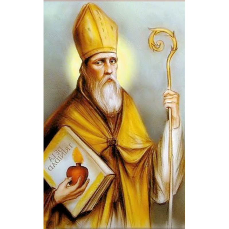 stamp augustine card