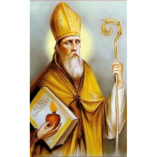 stamp augustine card