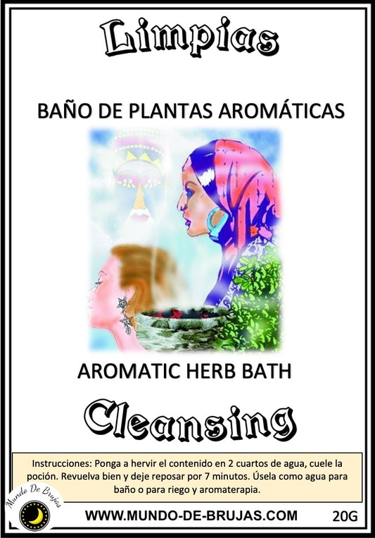 baño de plantas limpias