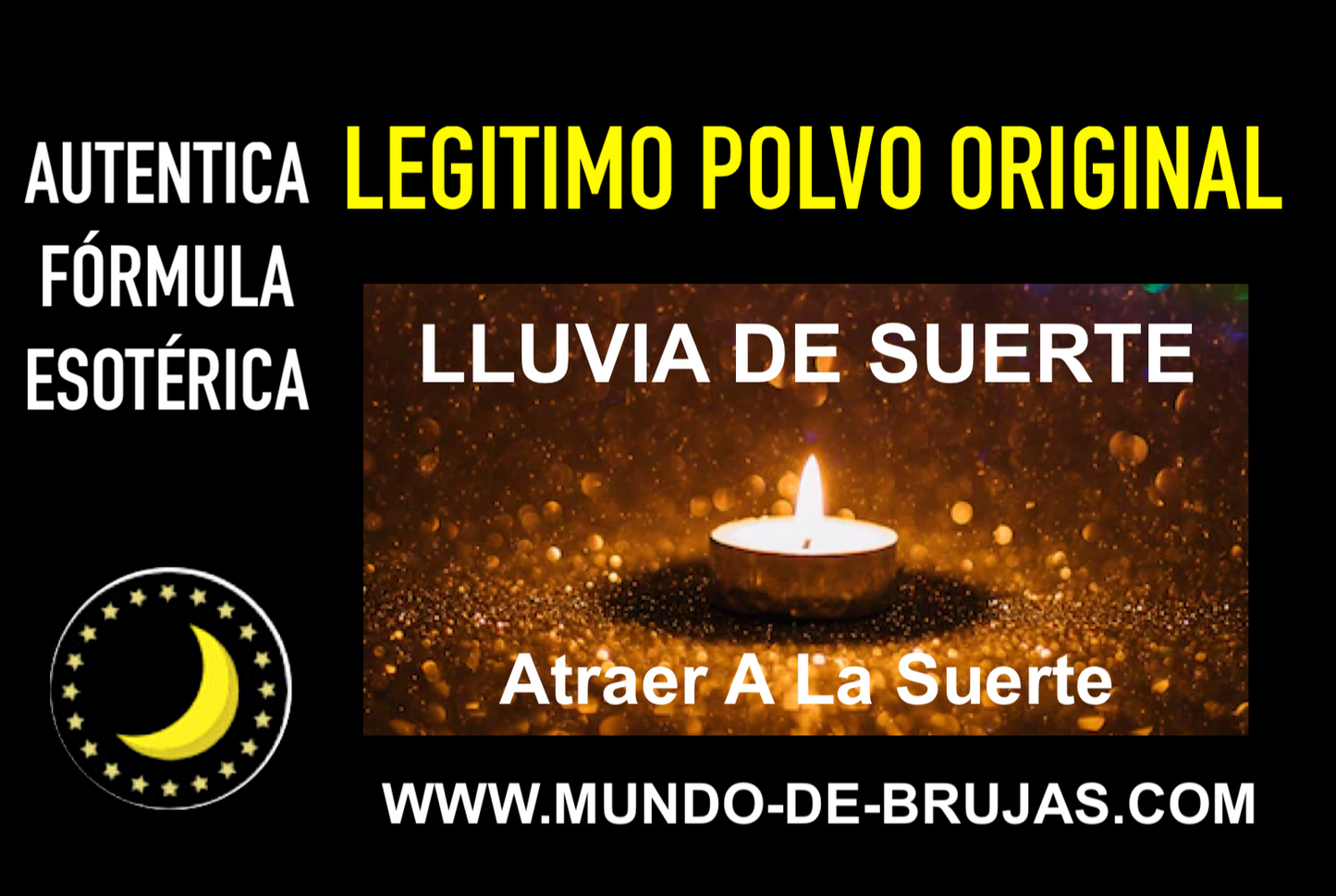 polvo esoterico lluvia de suerte