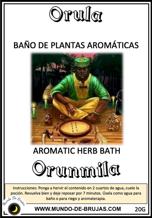 baño de plantas orula orunmila