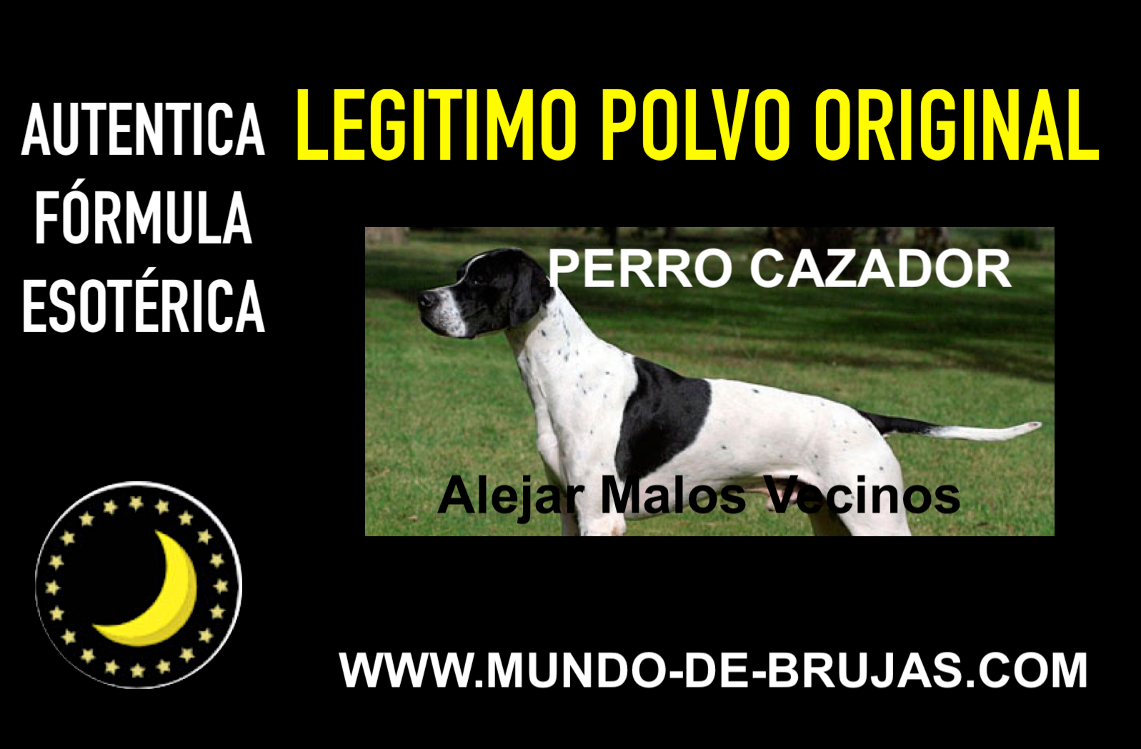 polvo esoterico perro cazador vecinos