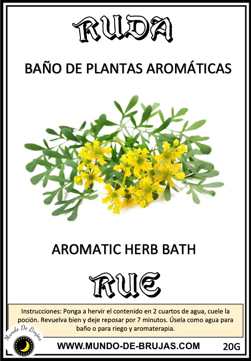 baño de plantas ruda