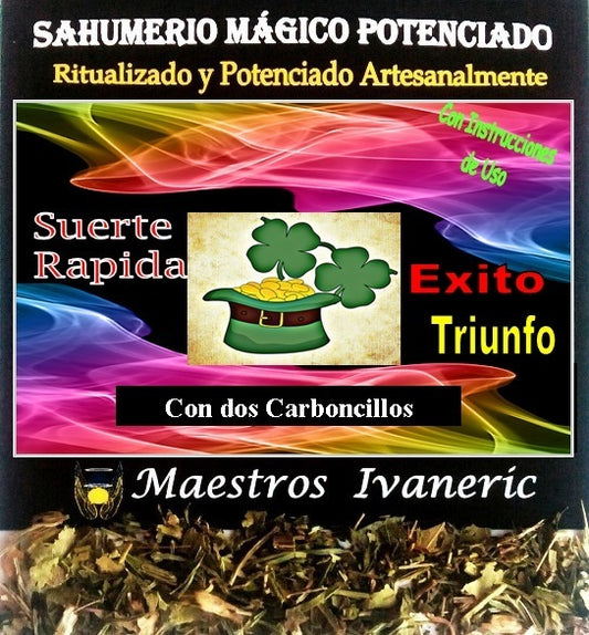 suerte rapida sahumerio quick luck