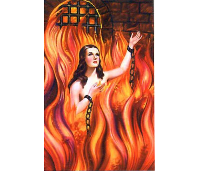 stamp holy soul card