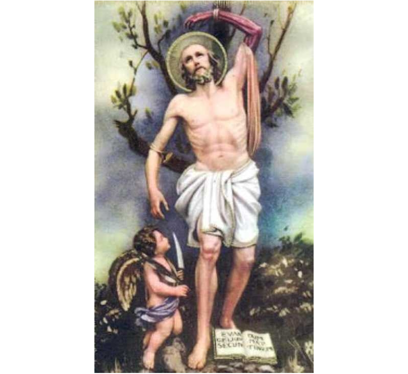 stamp bartholomew card