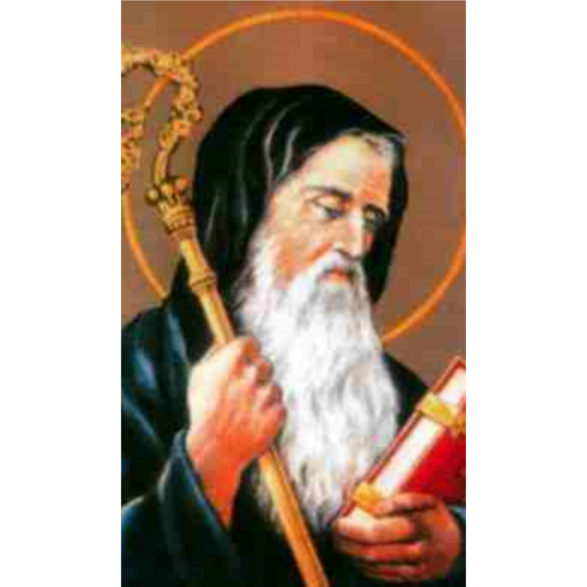 stamp benedict nursia card