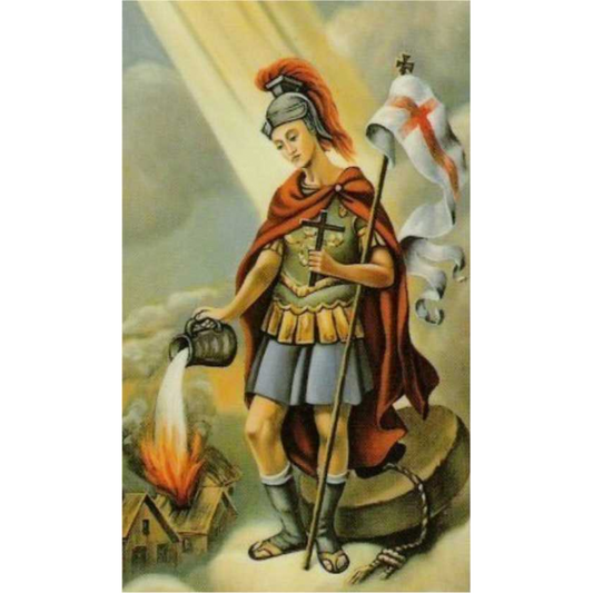 stamp Saint Florian of Lorch card