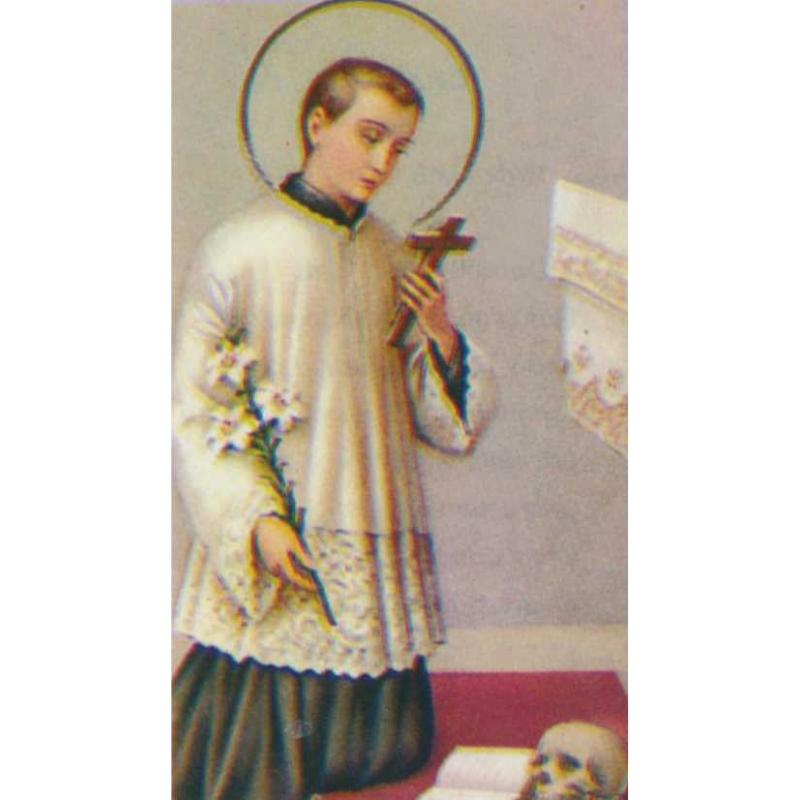 Saint Aloysius Gonzaga card