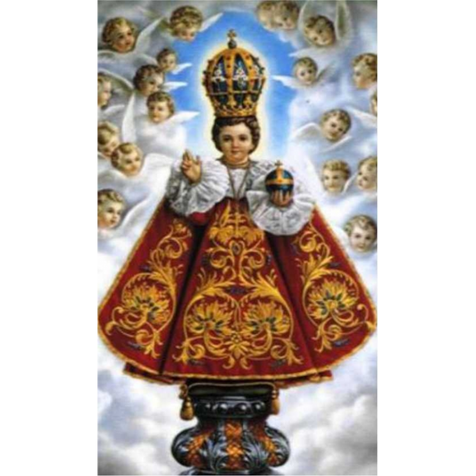infant of prague card