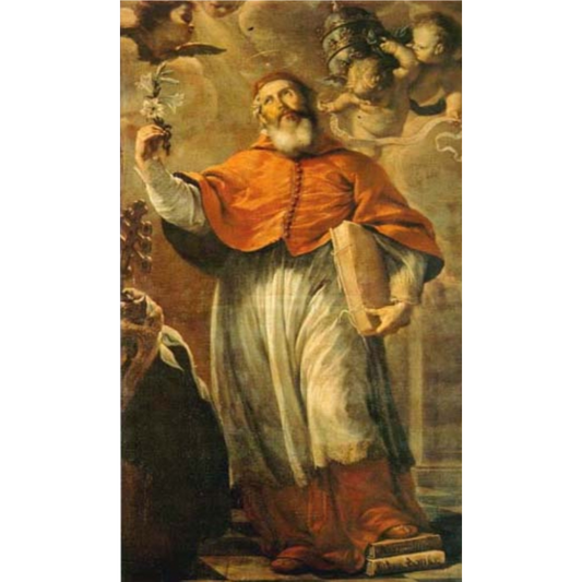 stamp saint damasus card