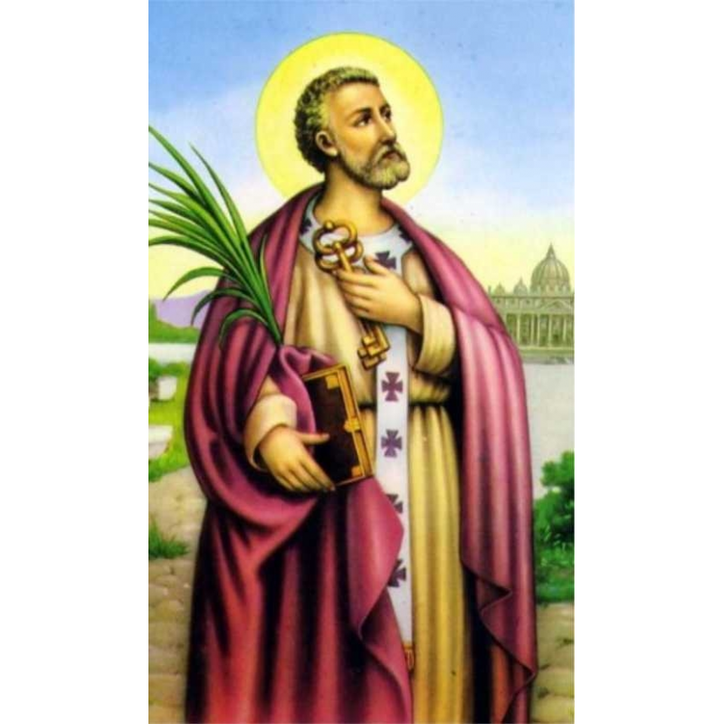 saint peter religious card