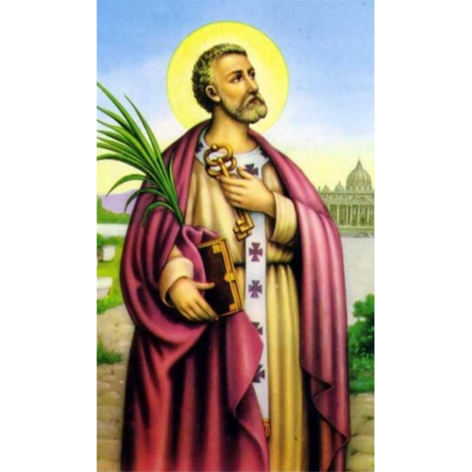 saint peter religious card