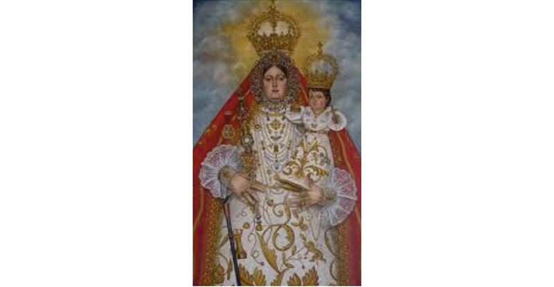 stamp araceli religious card