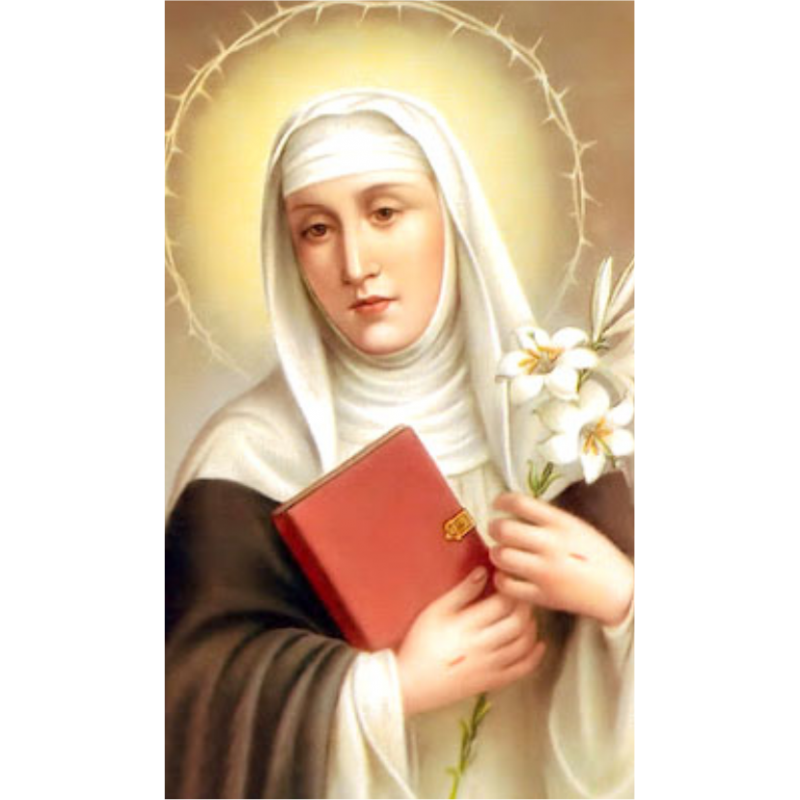 stamp saint catherine card