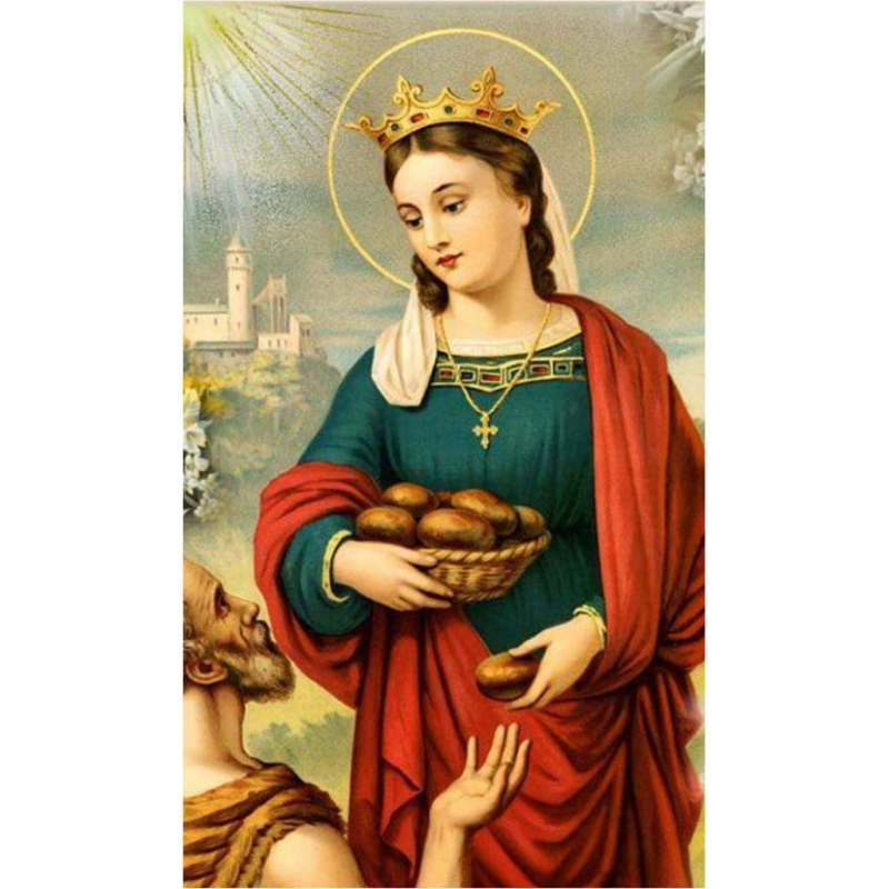 stamp Saint Elizabeth card