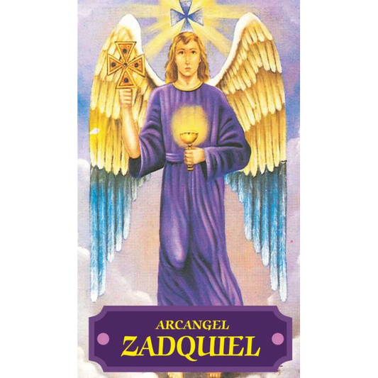 stamp zadkiel archangel card