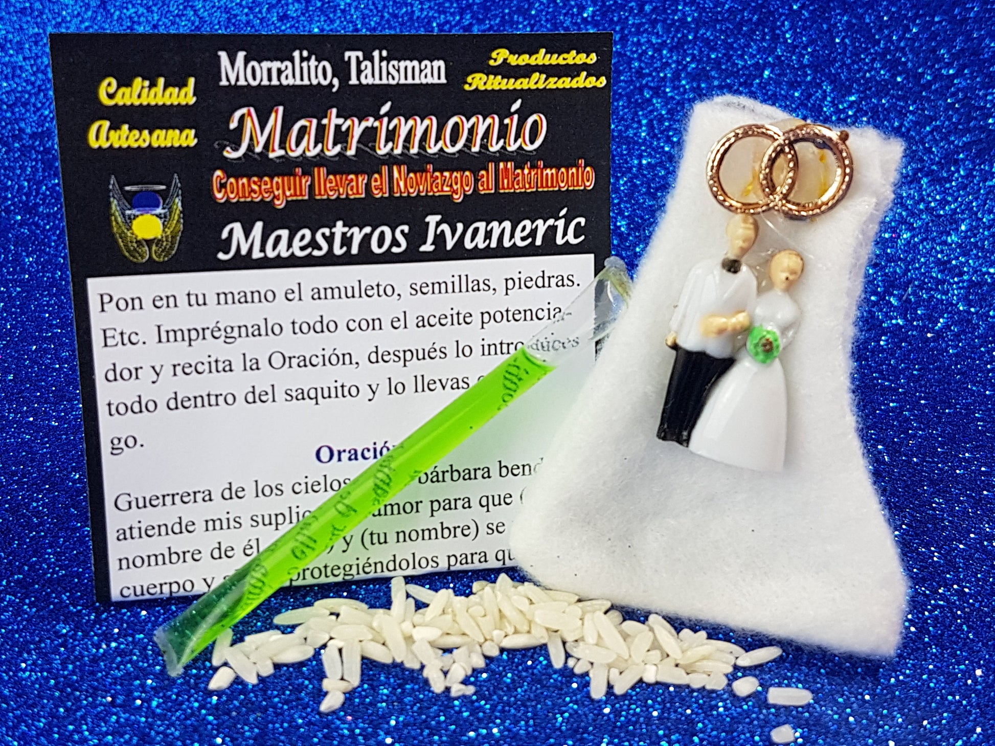 amuleto union matrimonial morralito