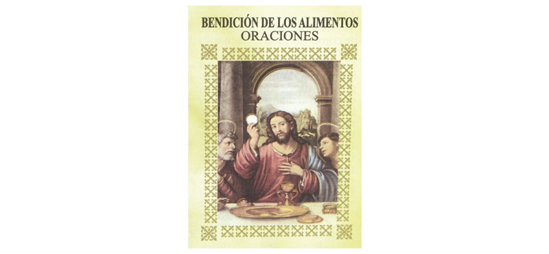 prayer book food blessing