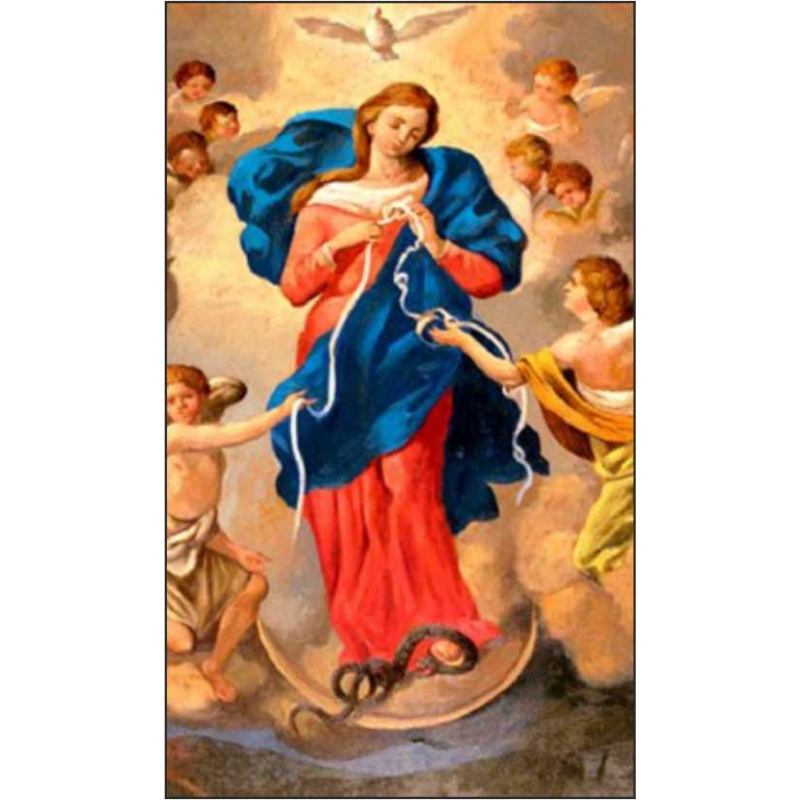 mary untier knots card