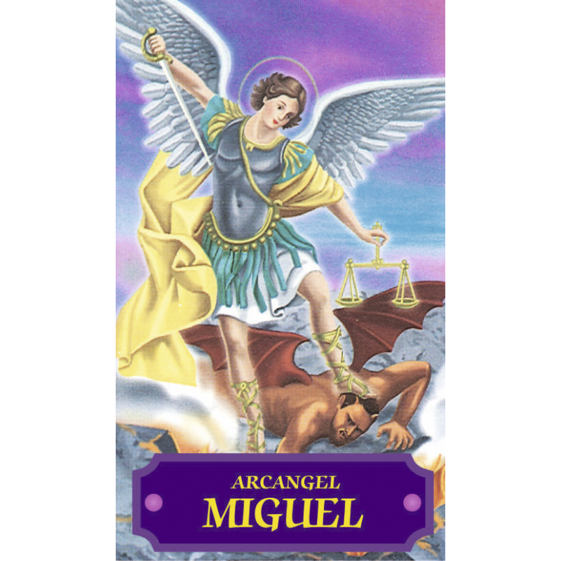 michael archangel religious card