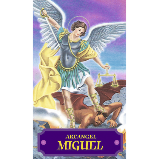 michael archangel religious card