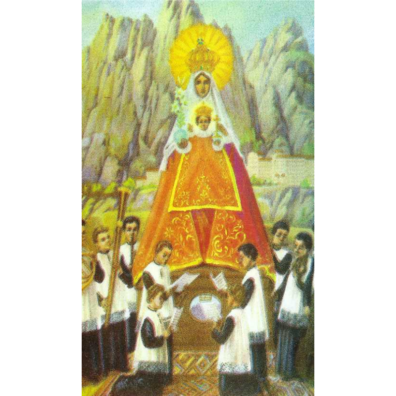 monserrat religious card