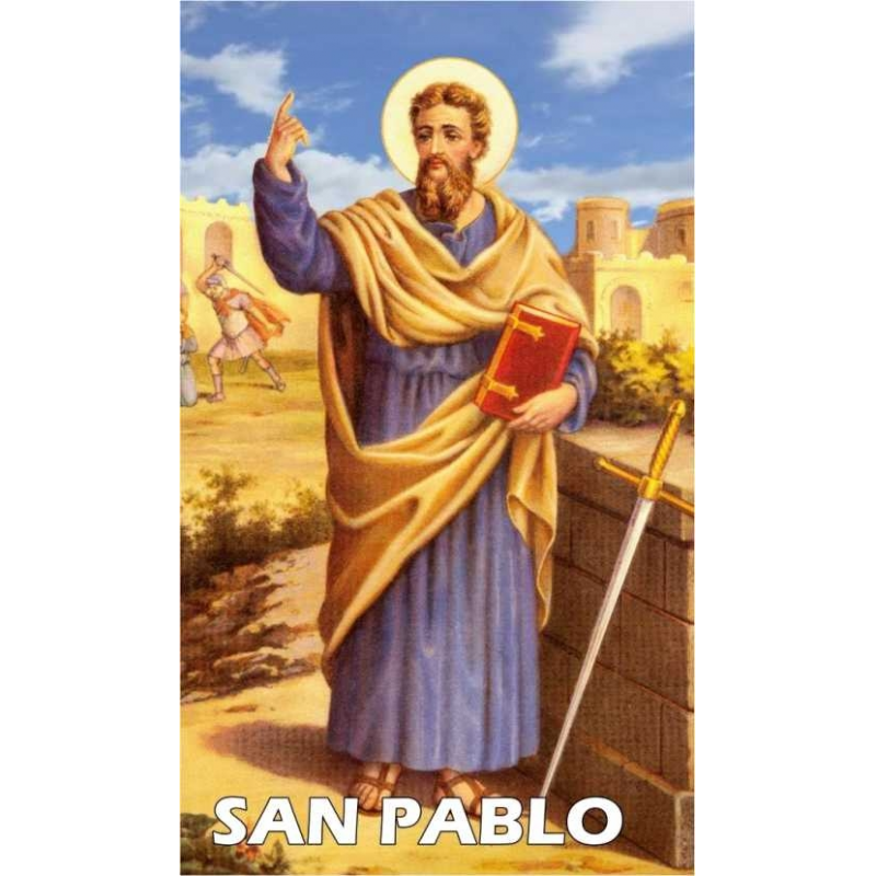 saint paul religious card