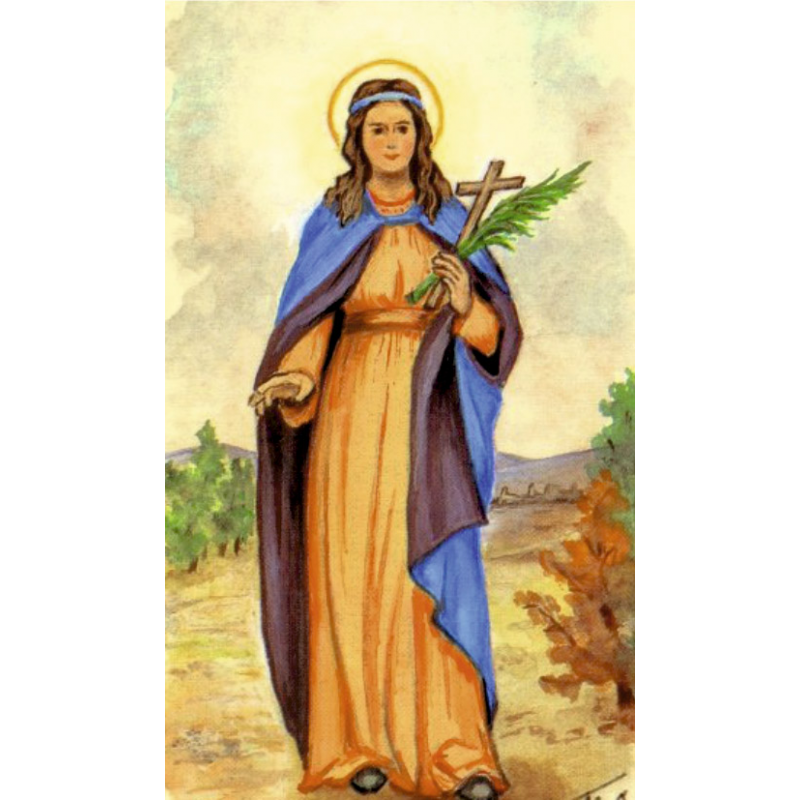 st natalia religious card