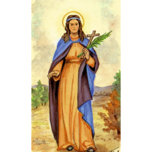 st natalia religious card