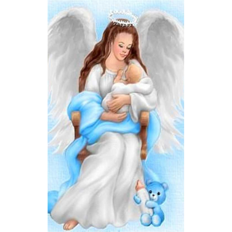 holy angel religious card